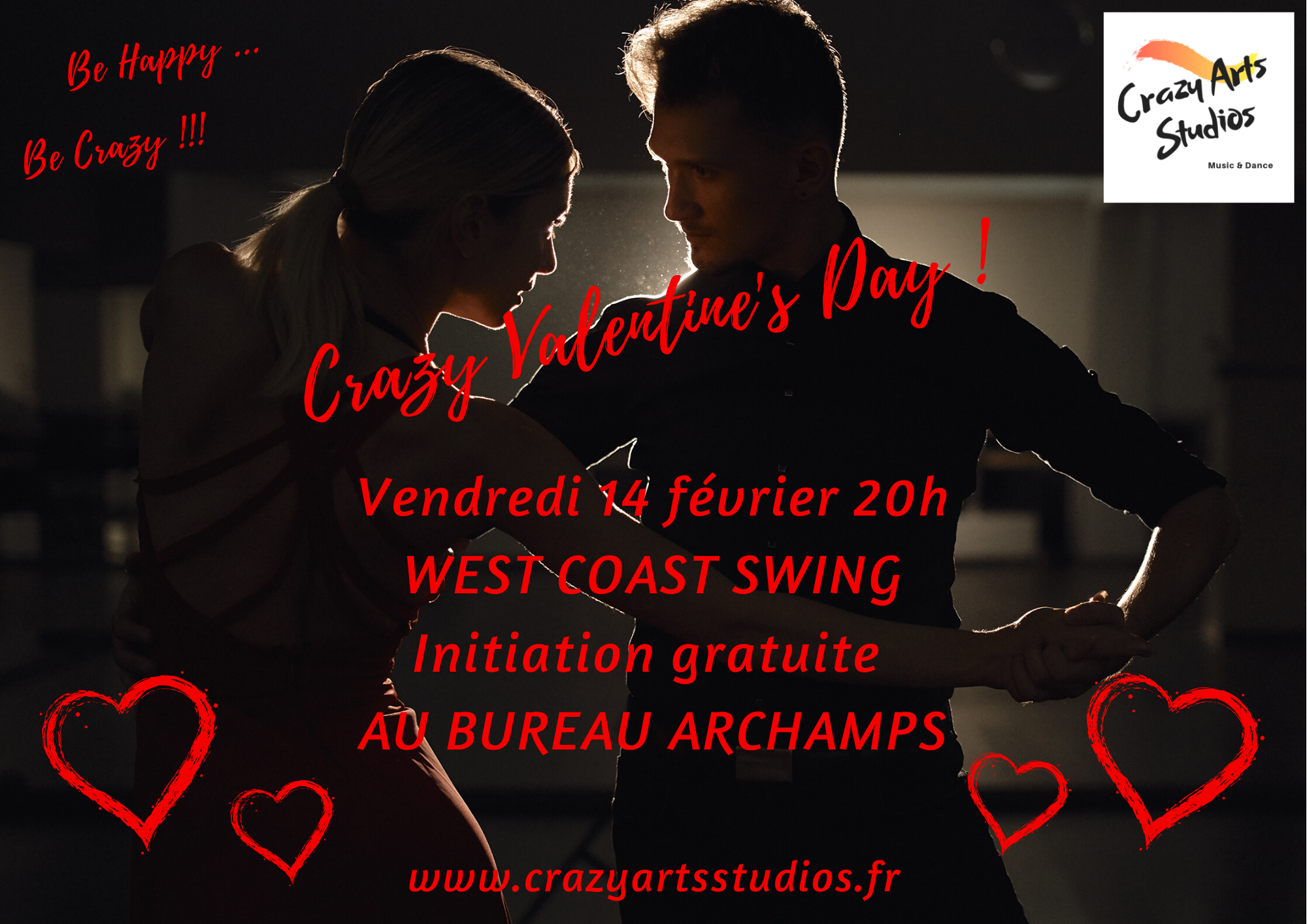 Bonne Saint-Valentin West Coast Swing Genève Archamps !